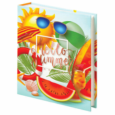 Фотоальбом 10*15 200 фото BRAUBERG Здравствуй лето!, арт. 391170