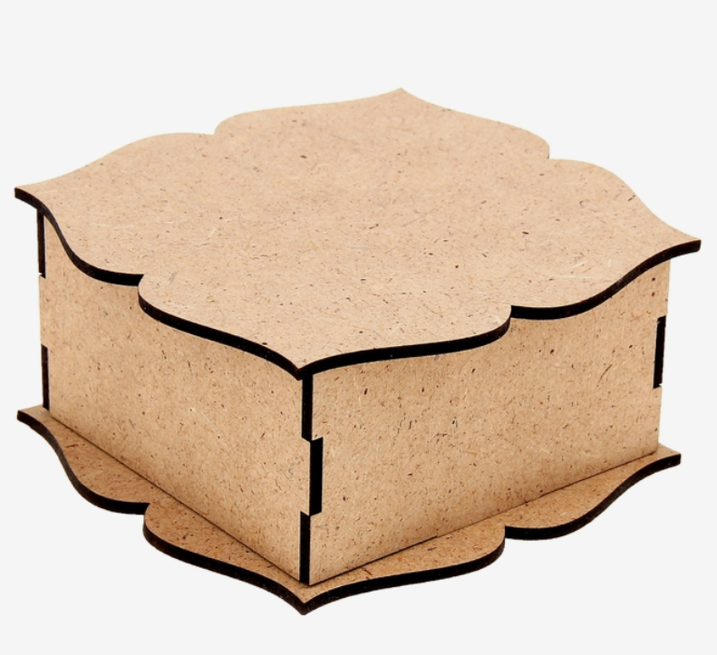 Набор для творчества Шкатулка Квадрат из МДФ, арт. 1109403