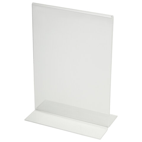 Подставка для рекламных материалов вертикальная 150*210 BRAUBERG двусторонняя, арт. 290424