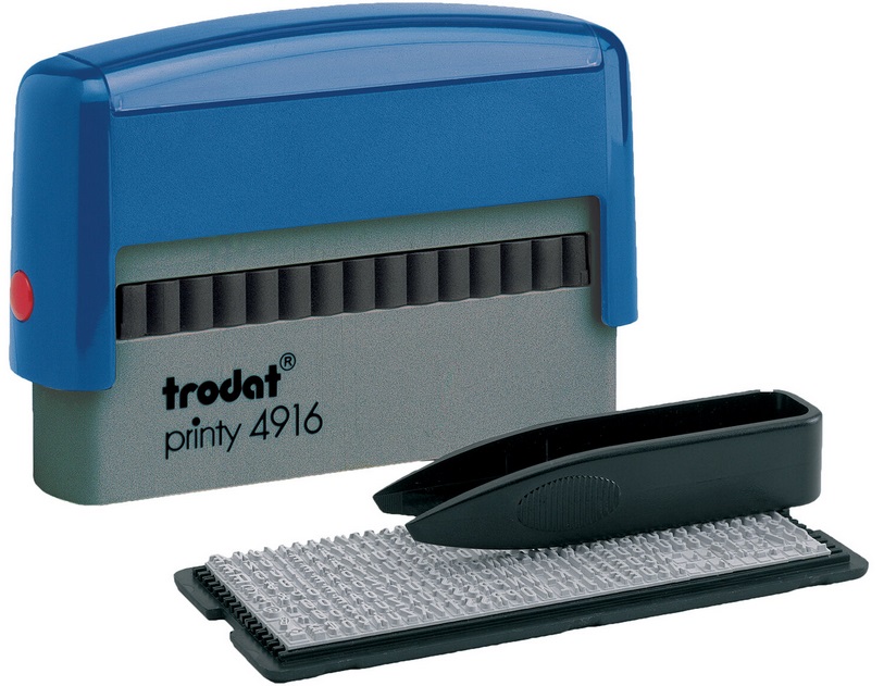 Штамп самонаборный  2стр 70*10мм TRODAT с одной кассой, арт. 4916DB/32912