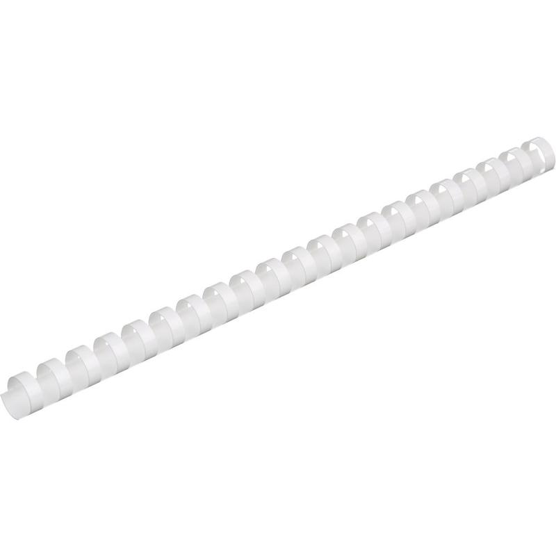 Пружина для брошюрирования 19мм 110-130листов MEGA OFFICE белая, арт. 255101