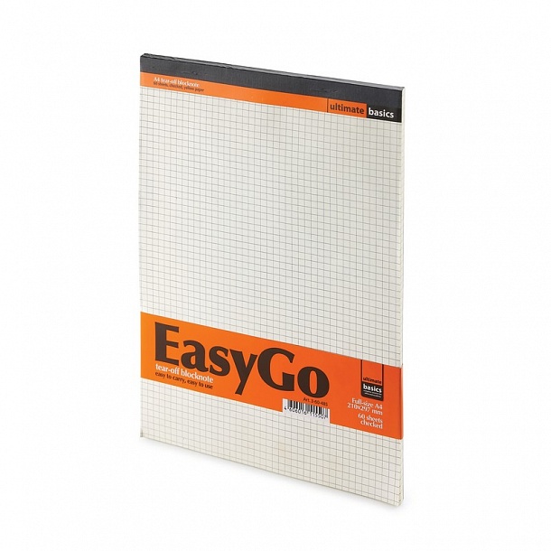 Блокнот А4 60л клетка склейка Ultimat Basics EasyGo АЛЬТ, арт. 3-60-485