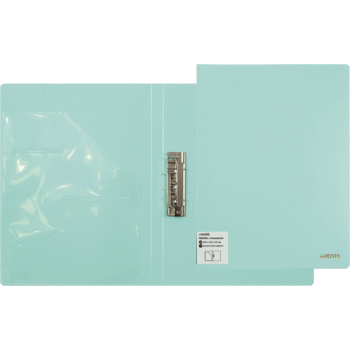 Папка с зажимом+карман deVENTE Pastel бирюзовая, арт. 3110801