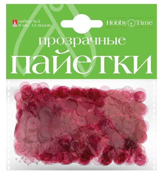 Декор для творчества Пайетки цветные №1 АЛЬТ, арт. 2-410/01