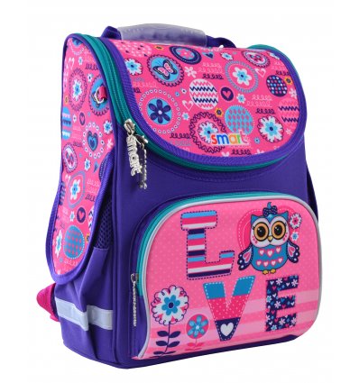Рюкзак школьный SMART PG-11 Bright fantasy каркасный ортопедическая спинка, арт. 555926