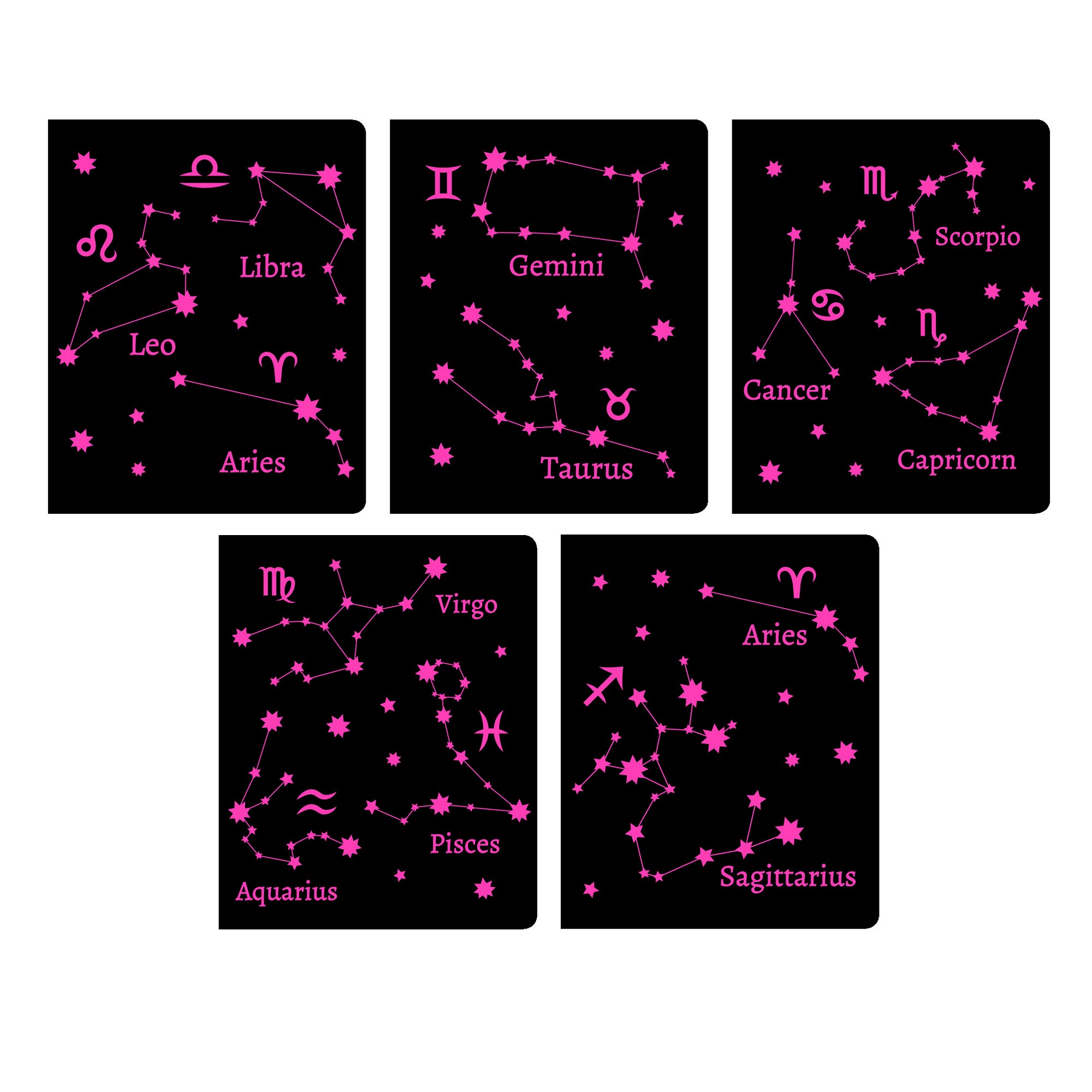 Тетрадь А5 48л клетка UNNIKA Созвездия ассорти, арт. ТК486989