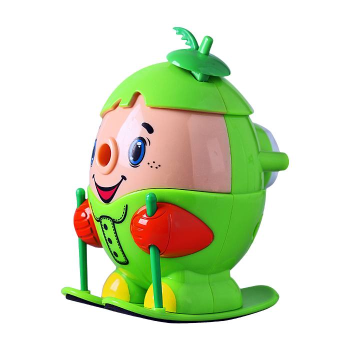 Точилка фигурная механическая DARVISH Человечек на лыжах ассорти, арт. DV-6571