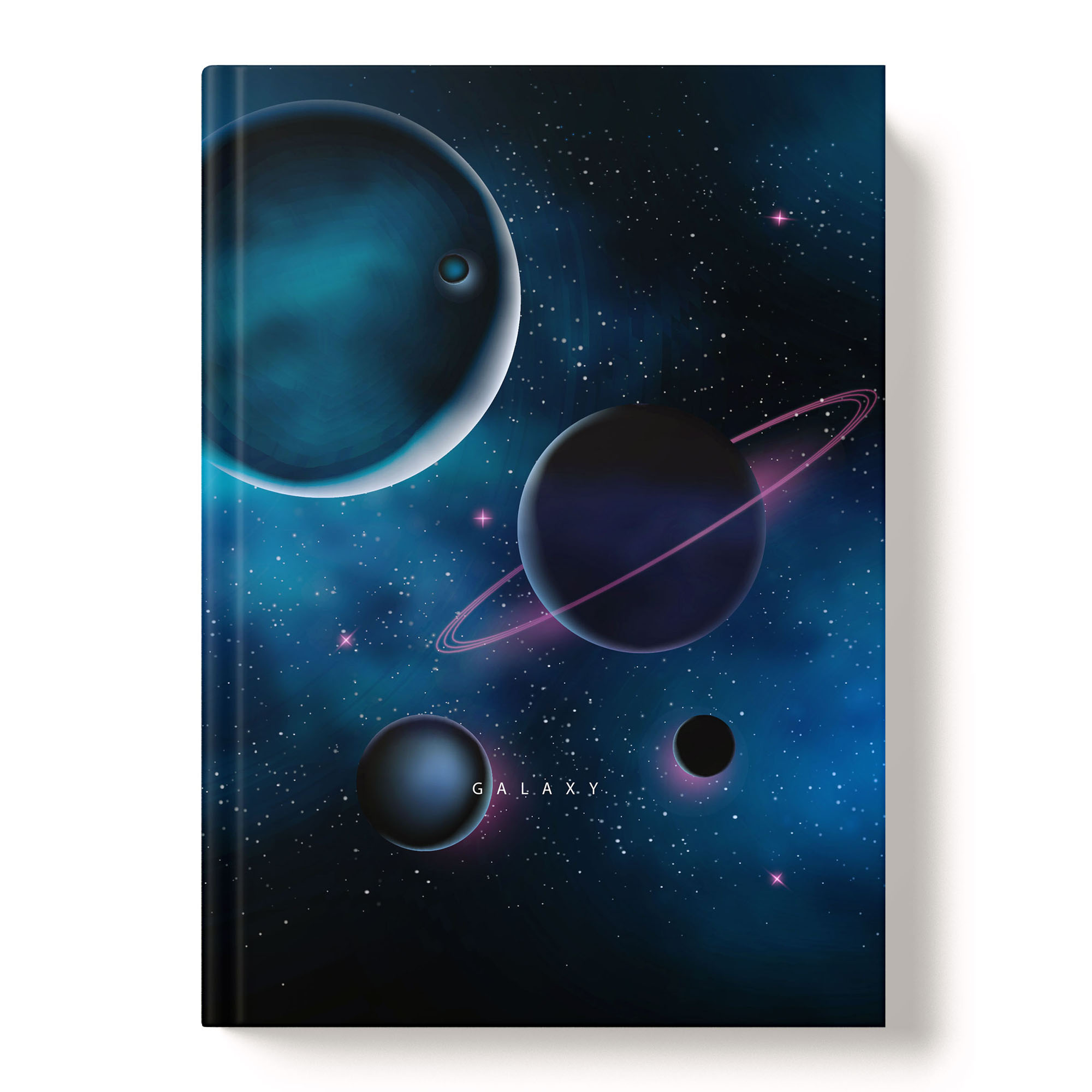 Зап книжка А5 80л клетка АКАДЕМИЯ ХОЛДИНГ Парад планет твердая обложка, арт. 13416