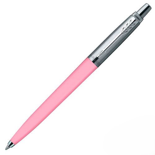 Ручка подарочная шариковая автоматическая синяя PARKER Jotter Original K60 Baby Pink СT корпус розовый/хром в блистере, арт. 2123469